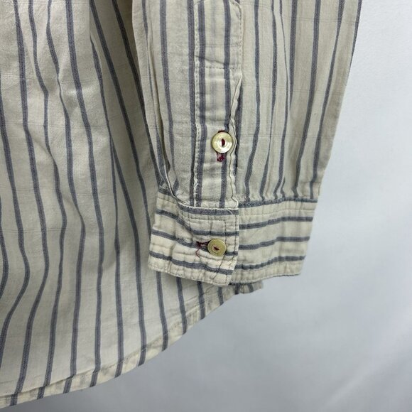 Johnny Was 3J Workshop XL Boho Aztec Geometric Embroidered Shirt Long Sleeve - Picture 13 of 16